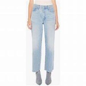 MOTHER Jeans The Rambler Zip Ankle Fray Jean, Size 28